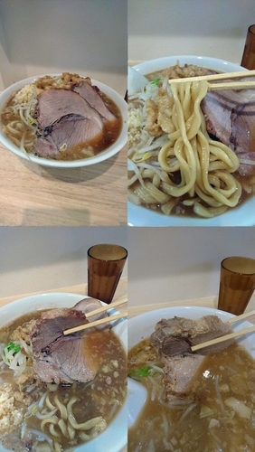 「『ラーメン(￥700)』をニンニクアブラで...」@ラーメン 他力也の写真