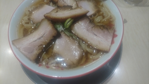 「喜多方ラーメン(肉・麺大盛り)」@食堂 七彩の写真