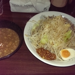 味噌つけ麺、大盛