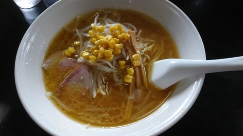 「みそらーめん　650円」@手打 焔の写真