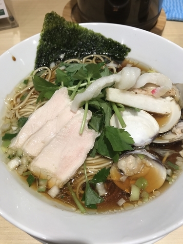 「蛤SOBA」@むぎとオリーブ 日本橋店の写真