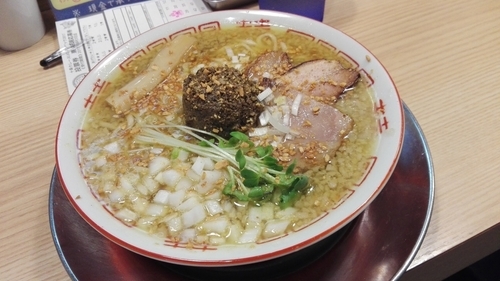 「カレーな煮干しそば（限定）」@煮干そば 流。の写真