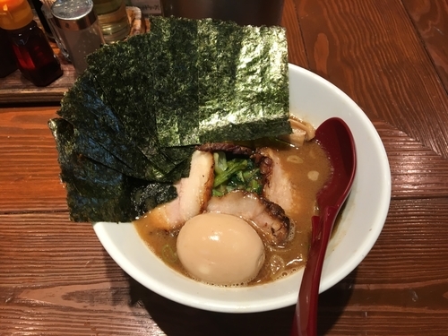 「特製徳そば  のり」@千駄木 らーめん いっとくの写真