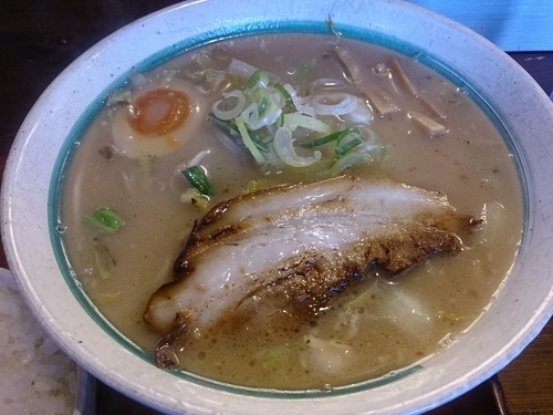 「とんこつ厚切りちゃあしゅう麺」@ちゃあしゅう屋 あづみ野店の写真