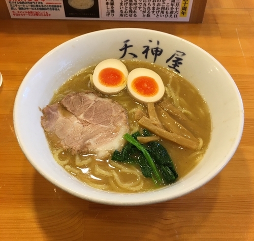 「味玉ラーメン（並￥750）」@秋葉原ラーメン 天神屋 秋葉原本店の写真