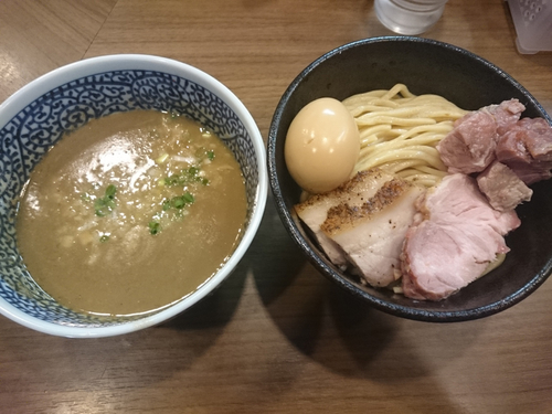 「味玉極濃煮干しつけ麺」@煮干しつけ麺 宮元の写真