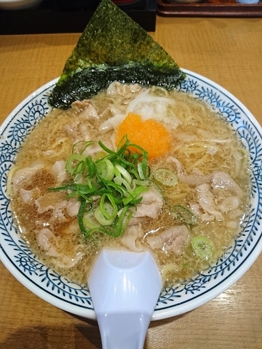 「肉そば(チャーハン・からあげセット) 1058円」@丸源ラーメン 足利店の写真