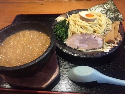 「濃厚豚骨伊勢海老つけ麺（大盛）¥840」@竹本商店★つけ麺開拓舎の写真