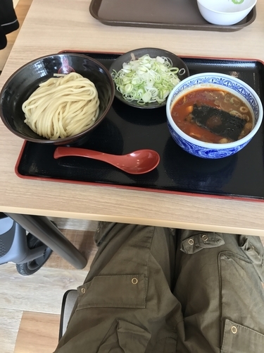 「からつけ麺（並）➕ ネギ増し」@つけ麺専門店 三田製麺所 セブンパークアリオ柏店の写真