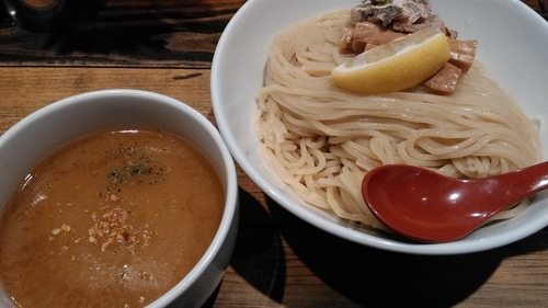 「鶏白湯つけ麺（大盛）」@麺屋 翔 西新宿本店の写真