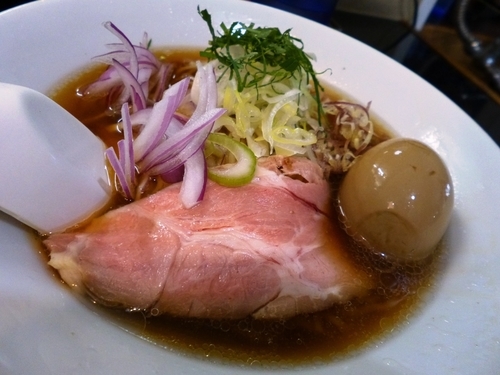 「中華そば（冷やし）＋冷やし和え玉（塩）」@麺処 晴の写真