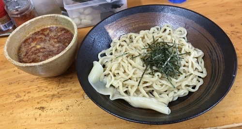 「麻婆つけ麺 改(限定･一口ライス付)850円」@口樂の写真