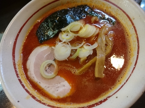 「エビ辛中華そば並　800円」@麺匠 とうぎょうの写真