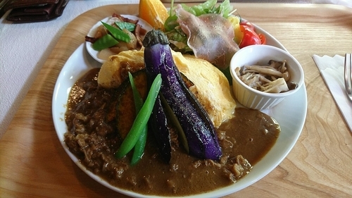 「オムカレー　1200円」@CAF DE PALFUNの写真