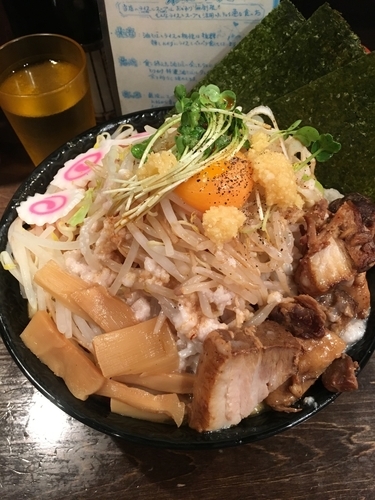 「特濃ダブダブダブ 1350円」@武蔵野アブラ学会 池袋店の写真