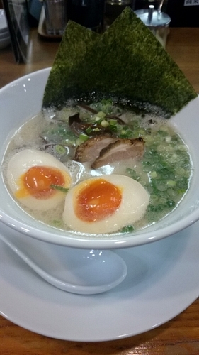 「博多ラーメン（味玉追加）」@めん処 博風の写真