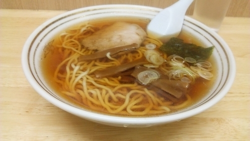 「ラーメン＋半チャーハン 1090円」@谷ラーメンの写真