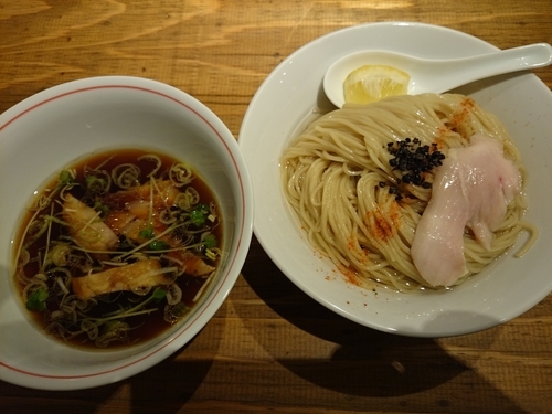 「軍鶏つけそば　　大盛」@麺尊 RAGEの写真