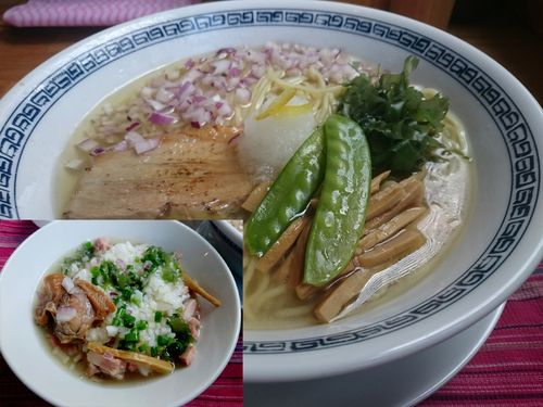 「【限定】貝と鶏の塩そば(裏)」@中華蕎麦 一無庵の写真