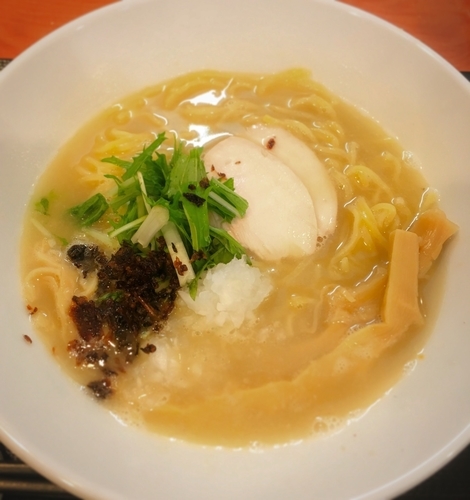 「特製濃厚鶏そば 塩」@鶏そば 七星の写真