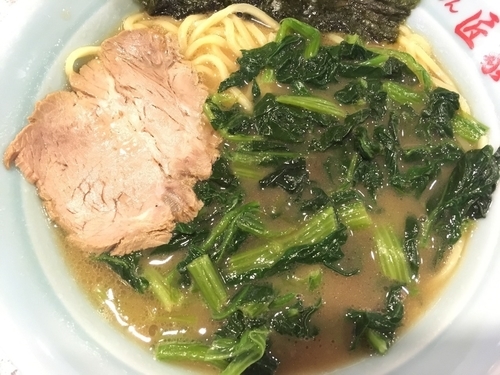 「ラーメン 650円（ほうれん草+110円）」@らーめん 匠家 末広店の写真