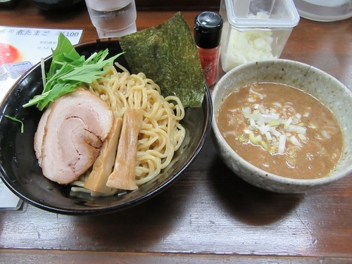「限定　濃厚煮干し豚骨つけ麺（８５０円）」@横浜家系ラーメン 藤家の写真