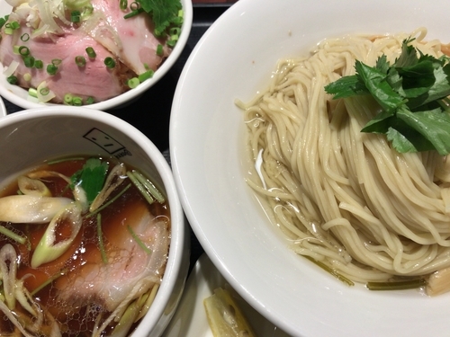 「ツケメン(300g)＋肉ゴハン」@Ginger Noodle Spot 角栄の写真