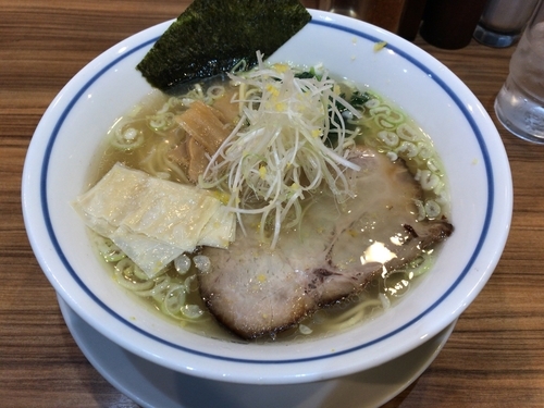 「柚子塩ラー麺」@麺屋 楼蘭 梅田店の写真