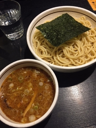 「つけそば　中盛り（400ｇ）　850円」@BASSO ドリルマンの写真