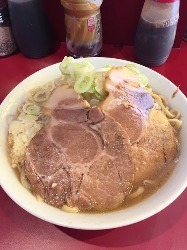 「麺少なめ ニンニク」@ラーメン二郎 荻窪店の写真
