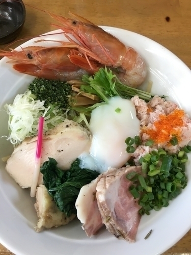 「紅ズワイ&赤海老和えそば (C) ¥2000」@MENYA 食い味の道有楽の写真