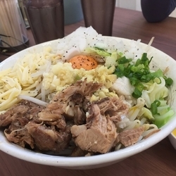 全部のせど豚骨ラーメン  麺ちょい少なめ きざみ玉ねぎトッピング