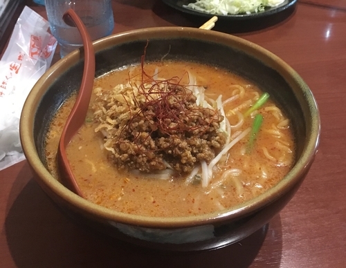 「北海道味噌 辛味噌ラーメン」@味噌屋庄助 仁戸名店の写真