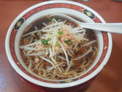 「かけラーメン 290円」@中華食堂 一番館 新大久保店の写真