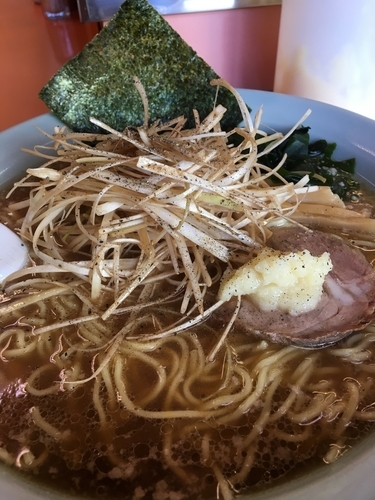 「ネギラーメン 中盛り」@ラーメンショップ 味源 朝霞店の写真