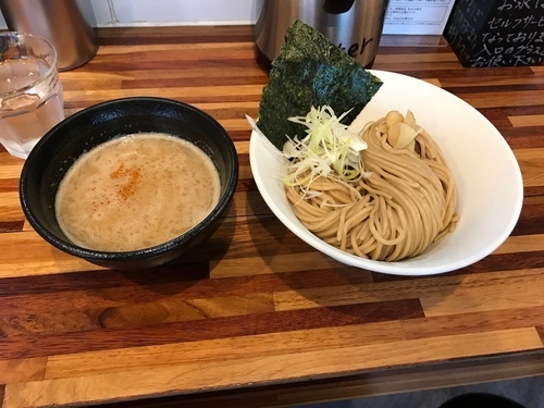 「つけ麺　銀たら搾り」@鮮魚らーめん 五ノ神水産の写真