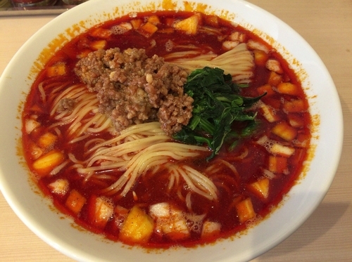 「勝浦タンタン麺」@ラーメン たかし屋 千葉駅前店の写真