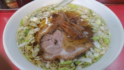 「ラーメン＋ミニ純レバ丼 ￥ 1000」@菜苑の写真