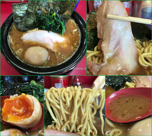 「中盛ラーメン¥740+たまご¥50」@家系ラーメン とらきち家の写真