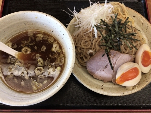 「和風つけ麺650円+味付玉子100円」@麺屋一里の写真