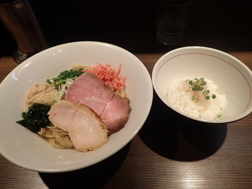 「エビと帆立のまぜそば」@つけ麺 一燈の写真