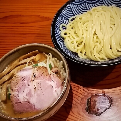 「つけそば味噌　９００円」@麺 一直の写真