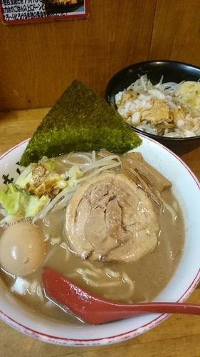 「きら星特製とんこつラーメン＋チェンジ郎」@きら星の写真