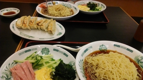 「焼き餃子（単品だと210円）」@日高屋 市川南口店の写真