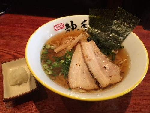 「神の手「黒」らーめん」@麺昇 神の手の写真