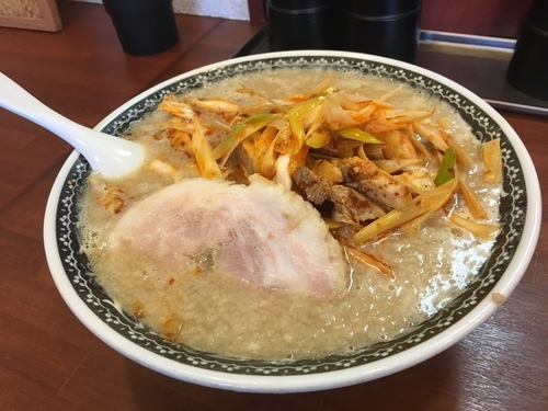 「辛細切りねぎチャーシュー麺 ¥950」@拉麺 梅太郎の写真