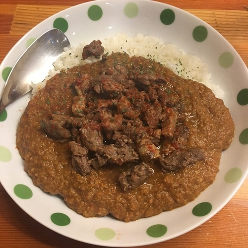 「馬カレー」@火星カレーの写真
