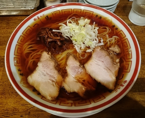 「冷やし煮干しそば(夏季限定)　800円」@中華そば つし馬の写真