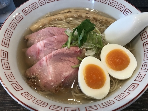 「特製中華そば 塩 大盛り」@中華そば 向日葵の写真