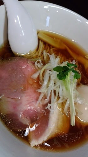 「味玉醬油蕎麦８５０円」@神保町黒須の写真